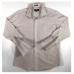 Men’s Long Sleeve Button Down Dress Shirt Size 16